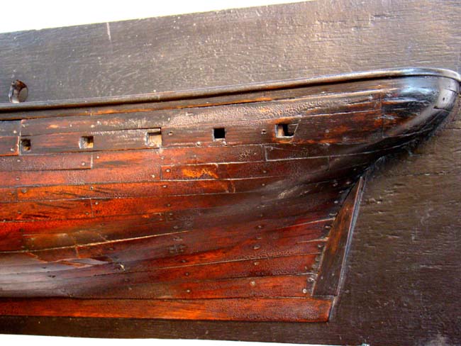 A RARE 18th century Museum quality English Half Hull Model circa 1750-1780 — image 2